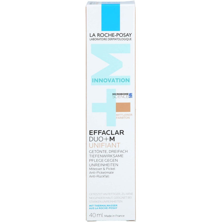 ROCHE-POSAY Effaclar Duo+M Unifiant Creme mittel — 40 ml — reference packaging