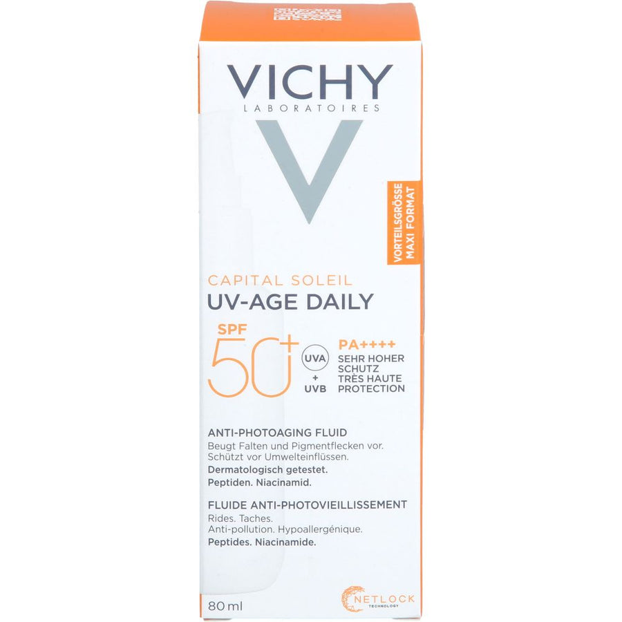 VICHY CAPITAL Soleil UV-Age daily LSF 50+ — 80 ml — reference packaging