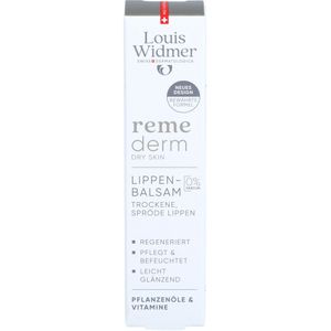 Louis Widmer Remederm Dry Skin Lip Balm Unscented — 15 ml — reference packaging