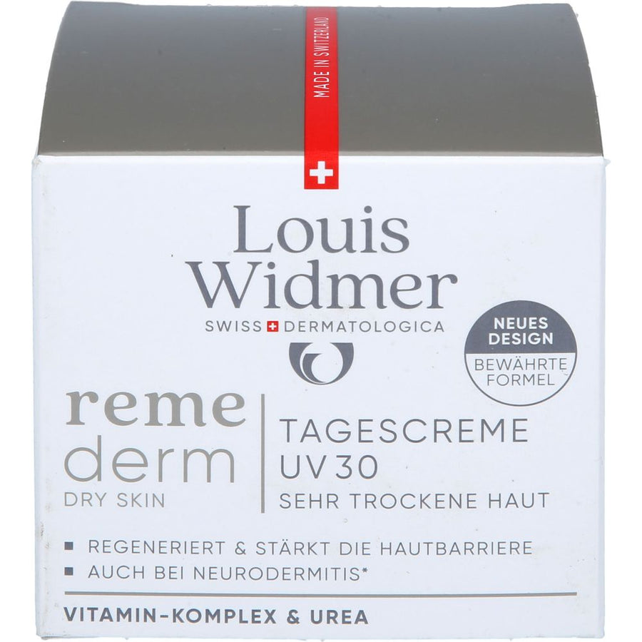 WIDMER Remederm dry Skin Tagescreme UV 30 l.P. — 50 ml — reference packaging