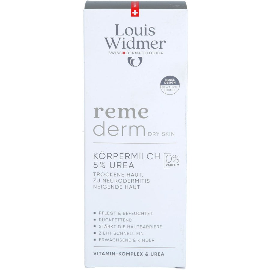 WIDMER Remederm dry Skin Körpermilch 5% Urea o.P. — 200 ml — reference packaging