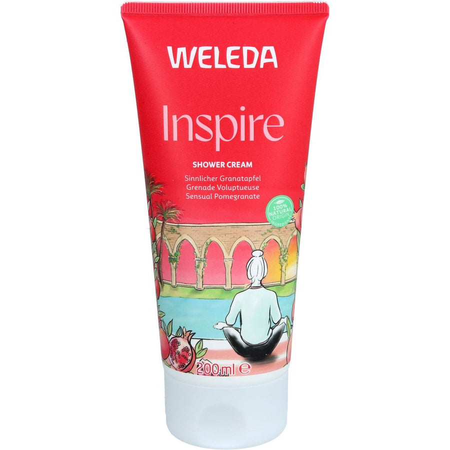 WELEDA Inspire Shower Cream Granatapfel — 200 ml — reference packaging
