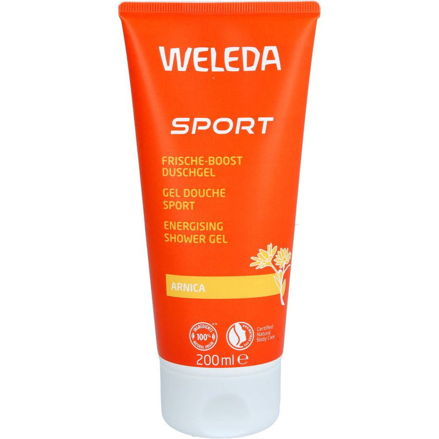 WELEDA Sport Shower Gel Arnika — 200 ml — reference packaging