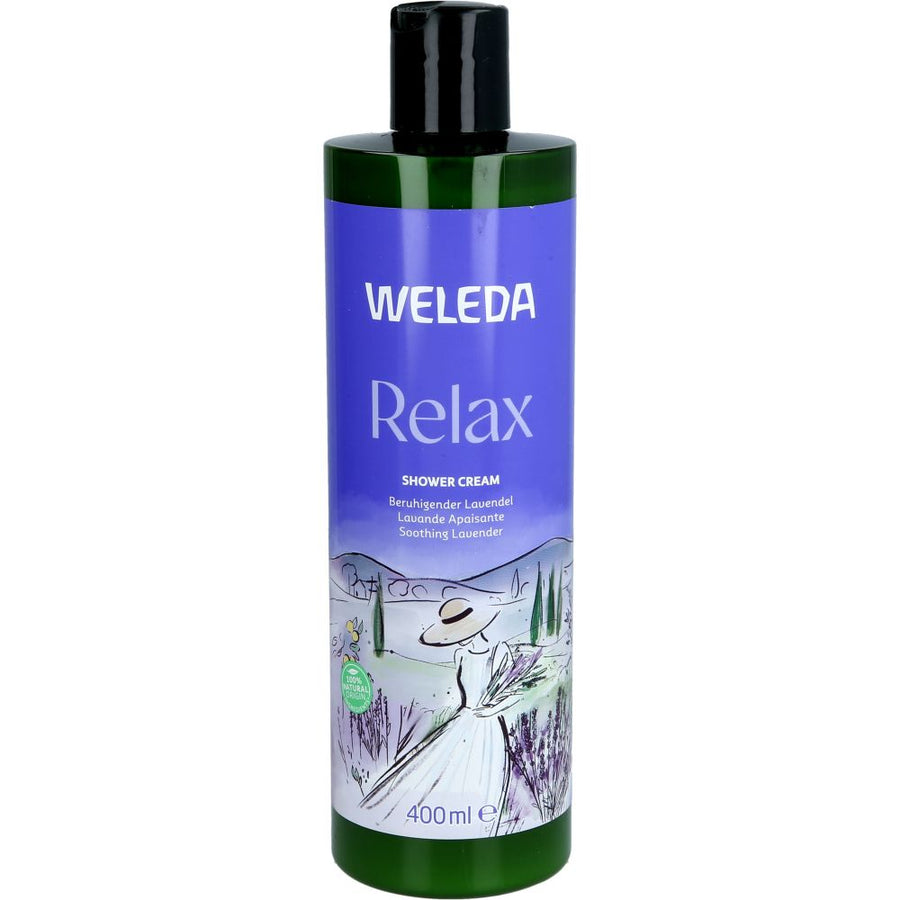 WELEDA Relax Shower Cream Lavendel — 400 ml — reference packaging