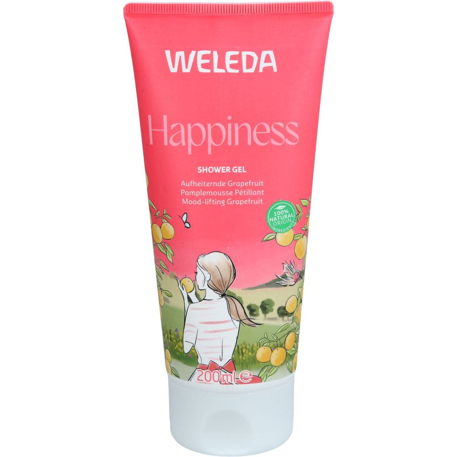 WELEDA Happiness Shower Gel Grapefruit — 200 ml — reference packaging