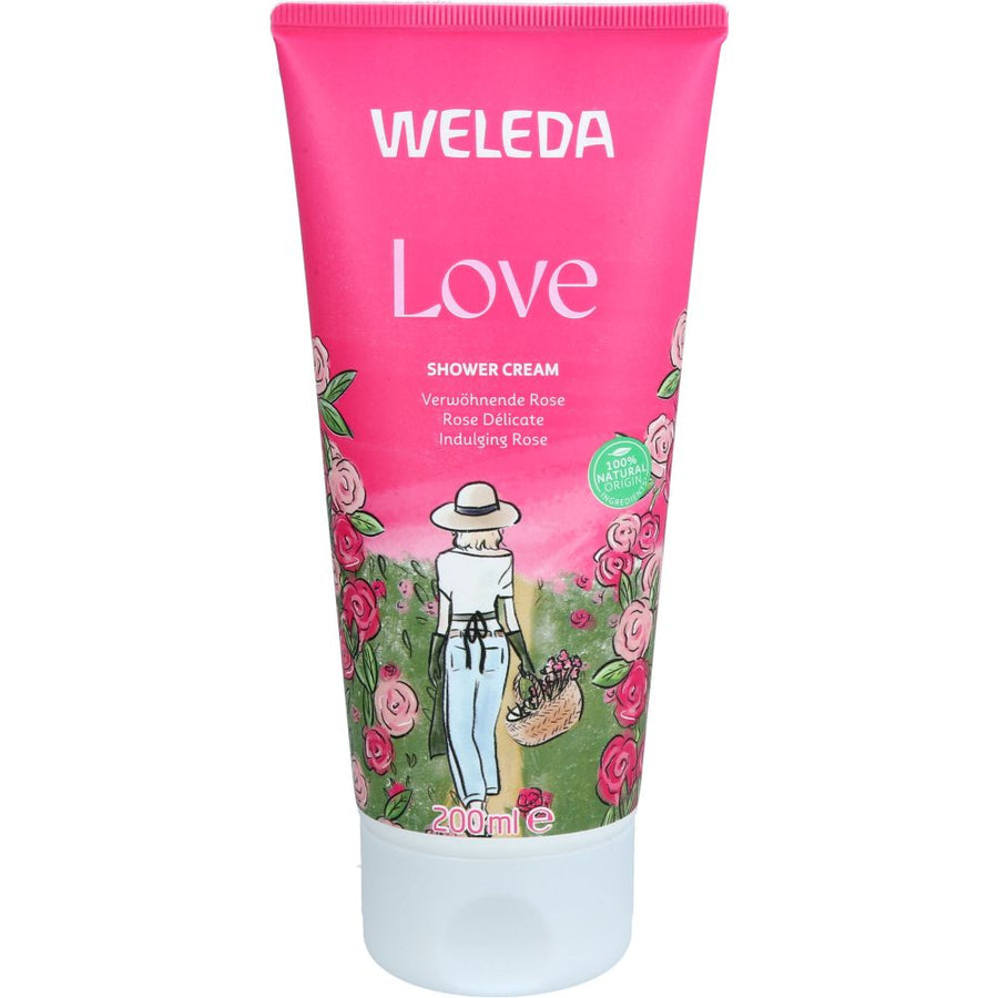 WELEDA Love Shower Cream Rose — 200 ml — reference packaging