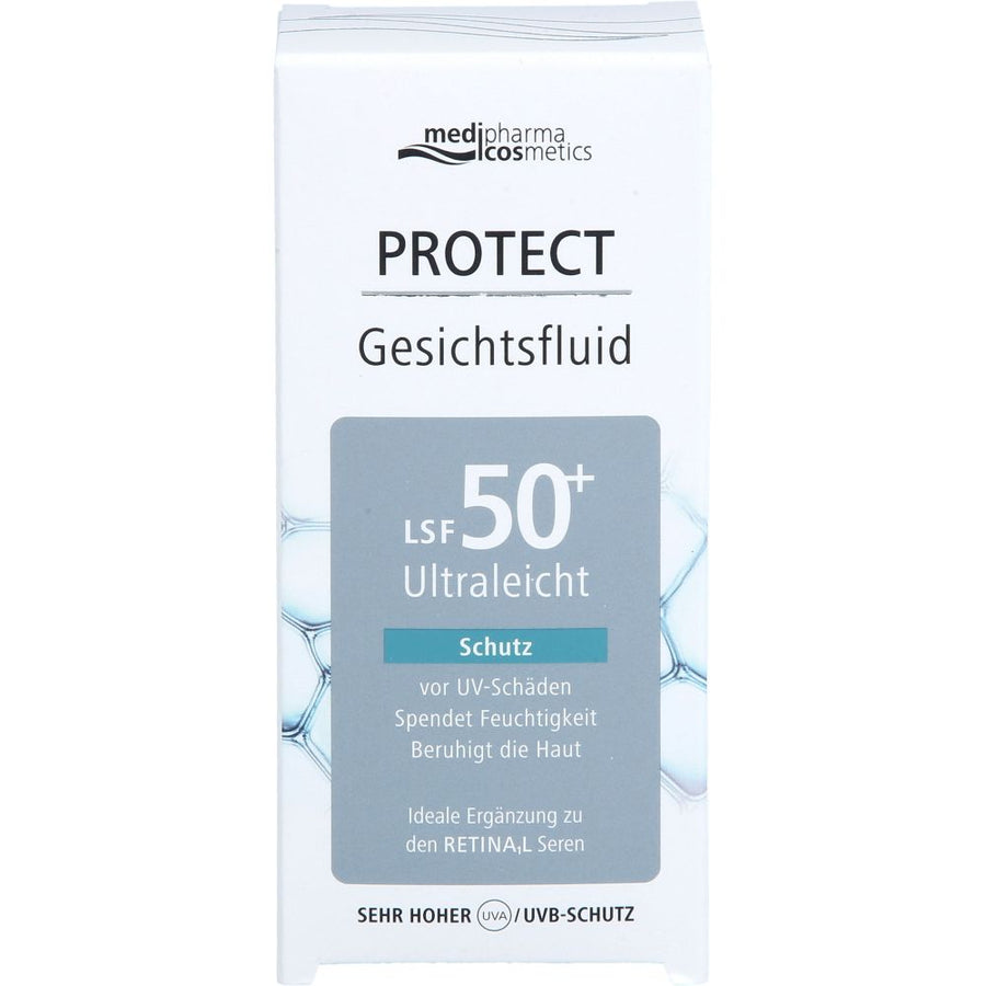 MEDIPHARMA cosmetics Protect Gesichtsfluid LSF 50+ — 50 ml — reference packaging