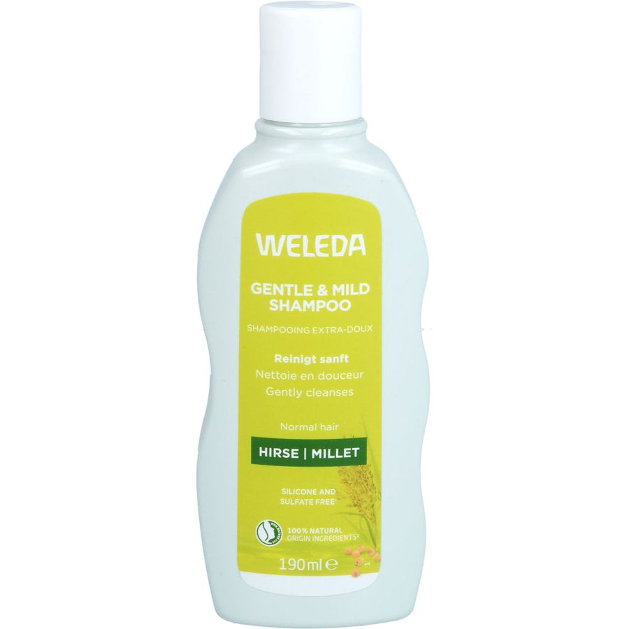 WELEDA Gentle & Mild Shampoo Hirse — 190 ml — reference packaging