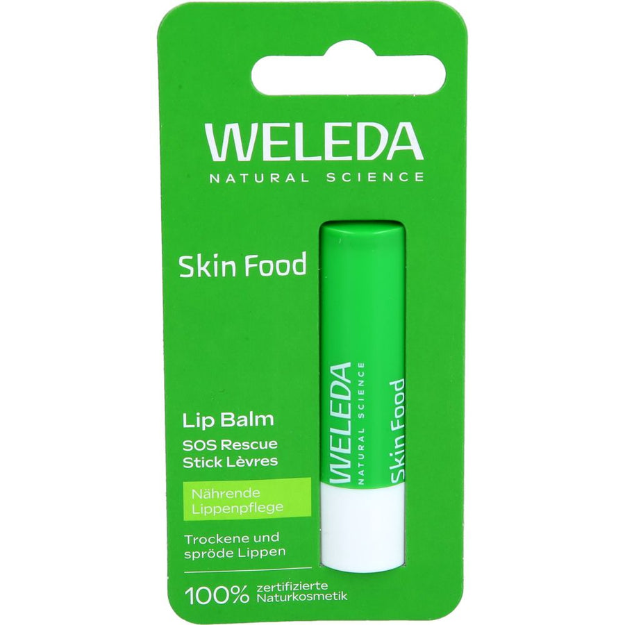 WELEDA Skin Food Lip Balm mit Karton — 4.8 g — reference packaging