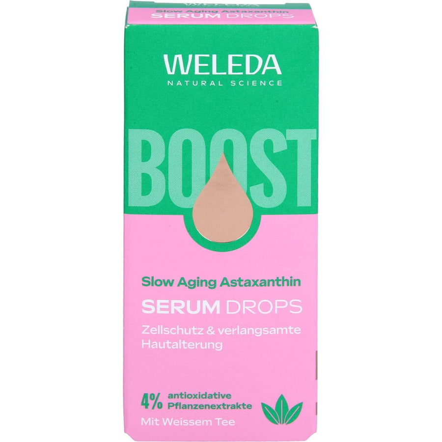 WELEDA Slow Aging Astaxanthin Serum Drops — 30 ml — reference packaging