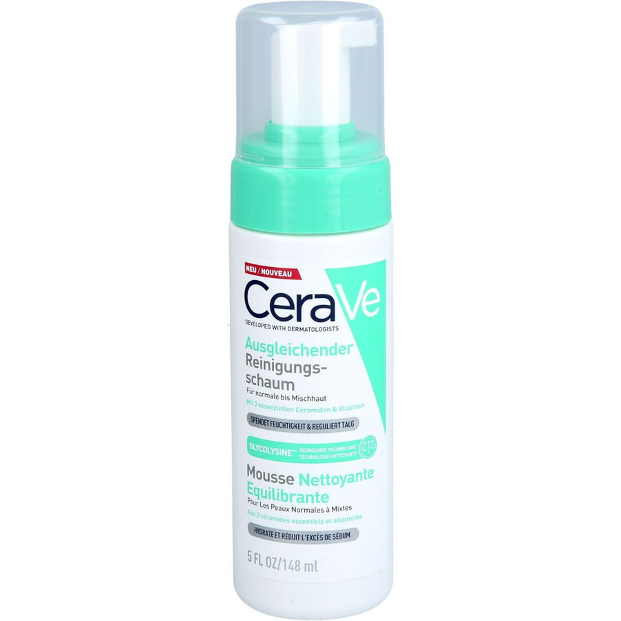CERAVE ausgleichender Reinigungsschaum — 148 ml — reference packaging