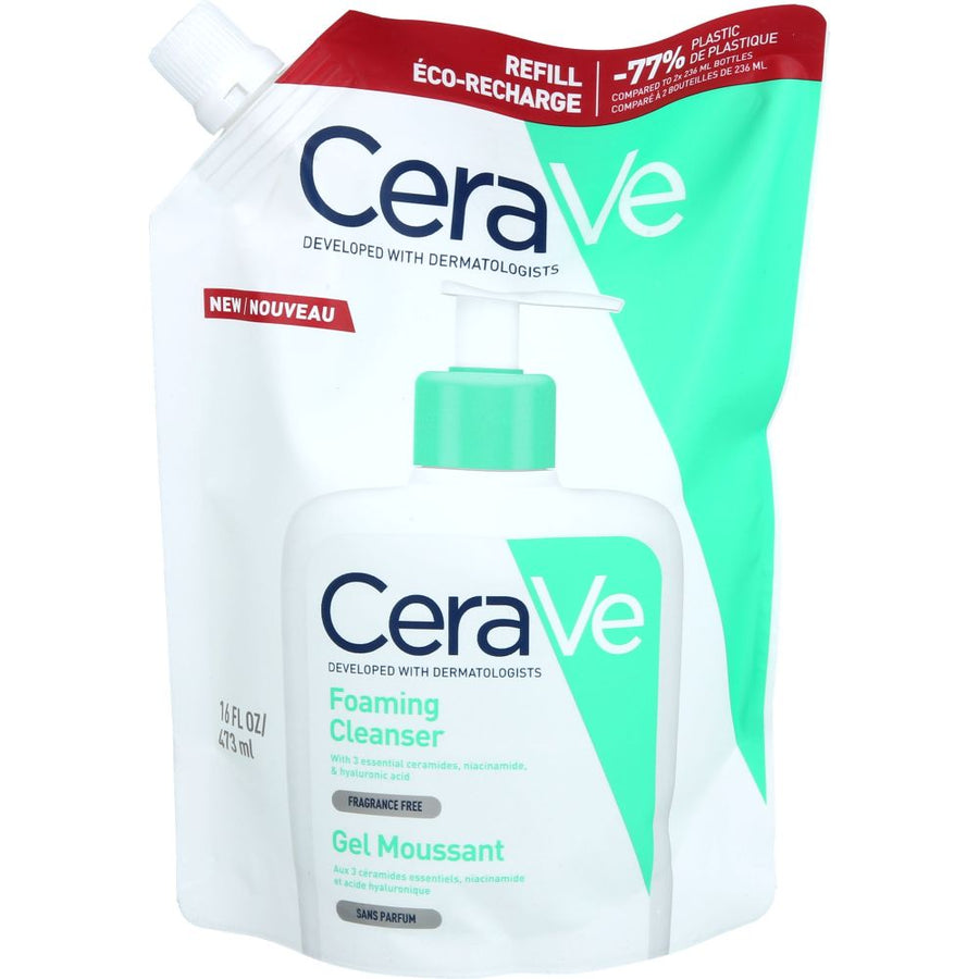 CERAVE schäumendes Reinigungsgel Nachfüllp. — 473 ml — reference packaging