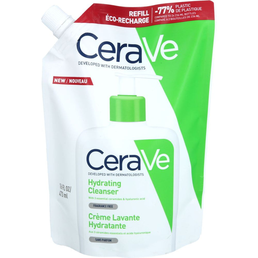 CERAVE feuchtigkeitsspendende Reinigungslotion NF — 473 ml — reference packaging