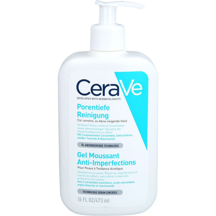 CERAVE porentiefe Reinigung Gel — 473 ml — reference packaging