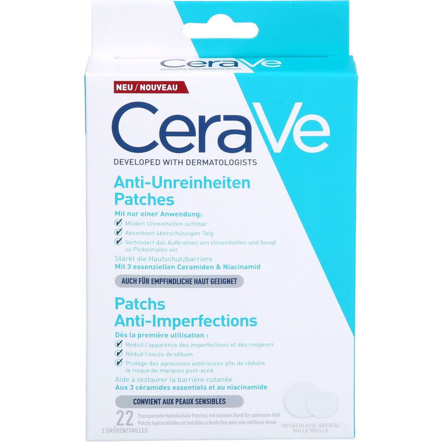 CERAVE Anti-Unreinheiten Patches — 22 St — reference packaging