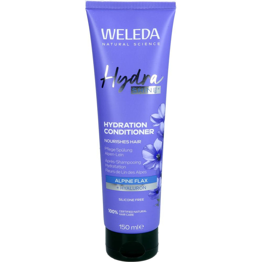 WELEDA HydraShine Pflegespülung Alpen-Lein — 150 ml — reference packaging