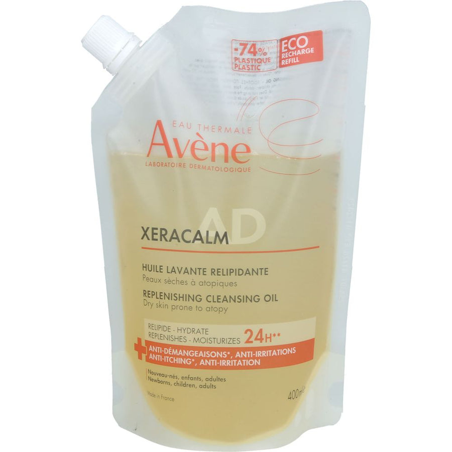AVENE XeraCalm A.D Reinigungsöl Nachfüllpack — 400 ml — reference packaging