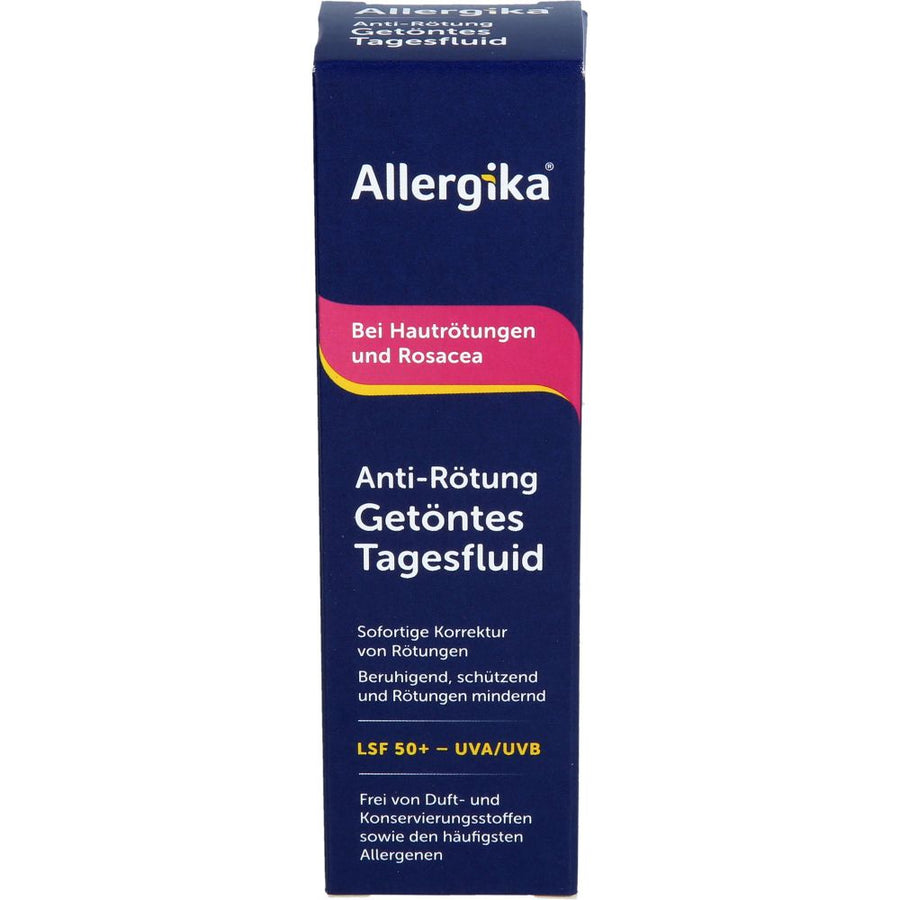 ALLERGIKA Anti-Rötung getöntes Tagesfluid LSF 50+ — 30 ml — reference packaging