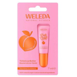 WELEDA Pink Peach tinded Lip Butter — 7 ml — reference packaging