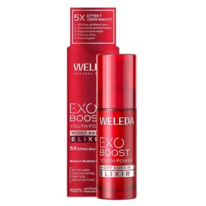 WELEDA Exo Boost Youth Power Night Rep.Eli.Granata — 30 ml — reference packaging