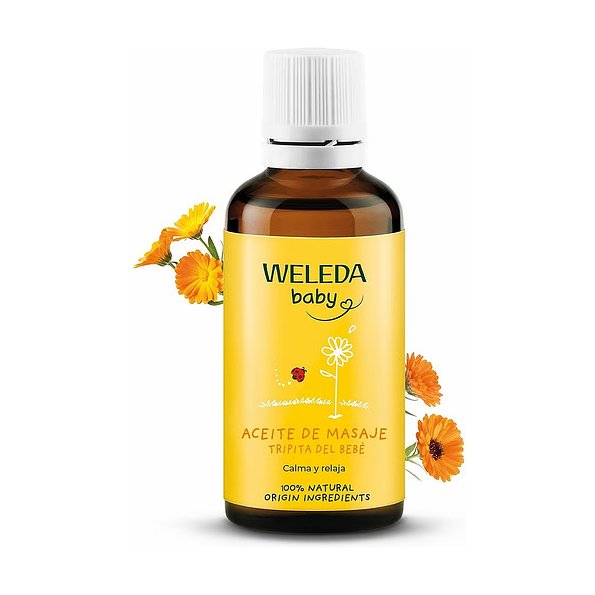 Aceite de masaje tripita del bebe 50 ml Weleda — 50 ml — reference packaging