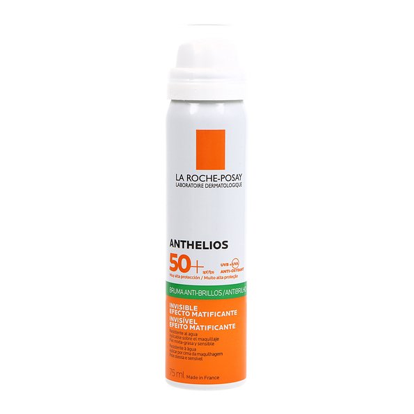 La Roche-Posay Anthelios Bruma Facial Invisible Anti-brillos Spf50 75ml — 75ml — reference packaging