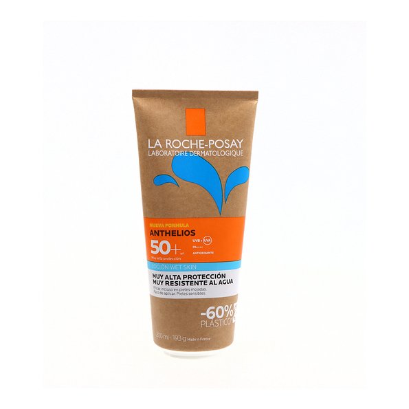 La Roche-Posay Anthelios Wet Skin Gel Loción SPF 50+ 250 ml — 250 ml — reference packaging