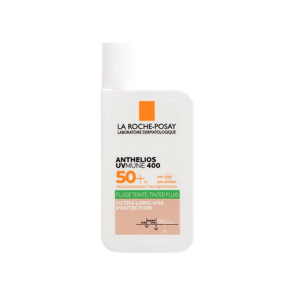 La Roche-Posay Anthelios Uvmune 400 Oil Control Fluido Spf50+ con Color 50ml — 50ml — reference packaging