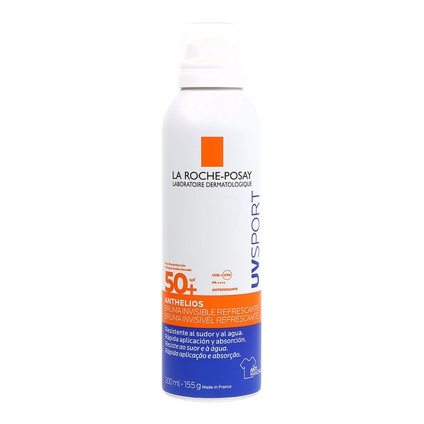 Anthelios Uvsport Spray SPF 50+ La Roche Posay 1 Envase 200 ml — 200 ml — reference packaging