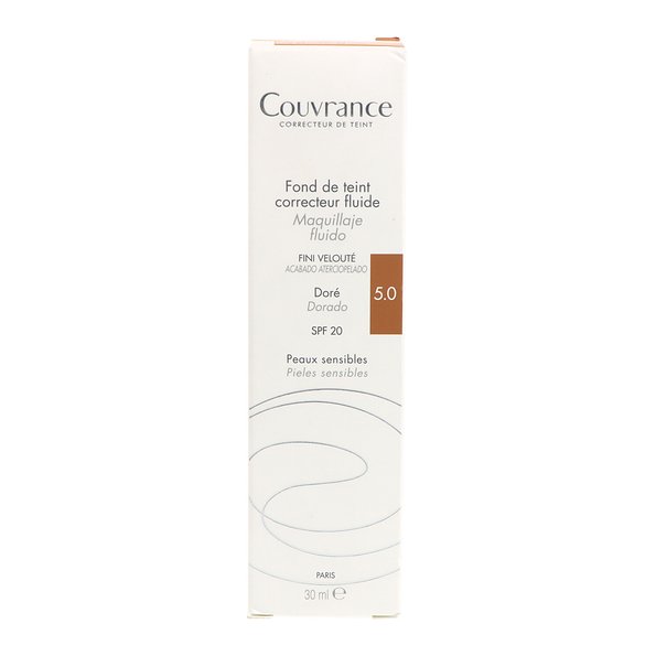 Avene Couvrance Fluido Dorado 30 ml — 30 ml — reference packaging