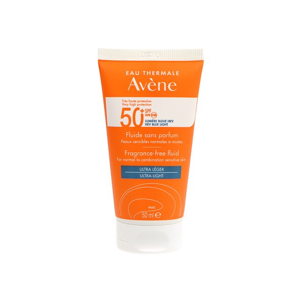 Avene Fluido Toque Seco Spf50+ 50ml — 50ml — reference packaging