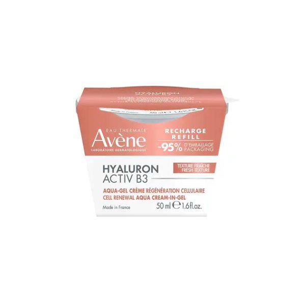 Avène Hyaluron Activ B3 Aqua Gel-Crema Regeneradora 50 ml Recarga — 50 ml — reference packaging