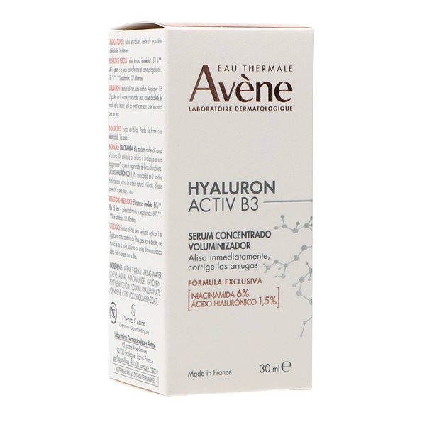 Avène Hyaluron Activ B3 Sérum Concentrado Voluminizador 30 ml — 30 ml — reference packaging