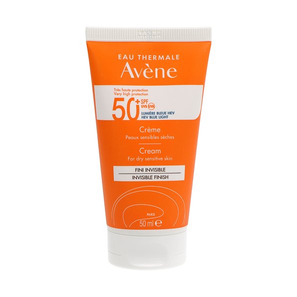 Avène Crema Solar Facial SPF50+ Piel Seca y Sensible 50ml — 50ml — reference packaging