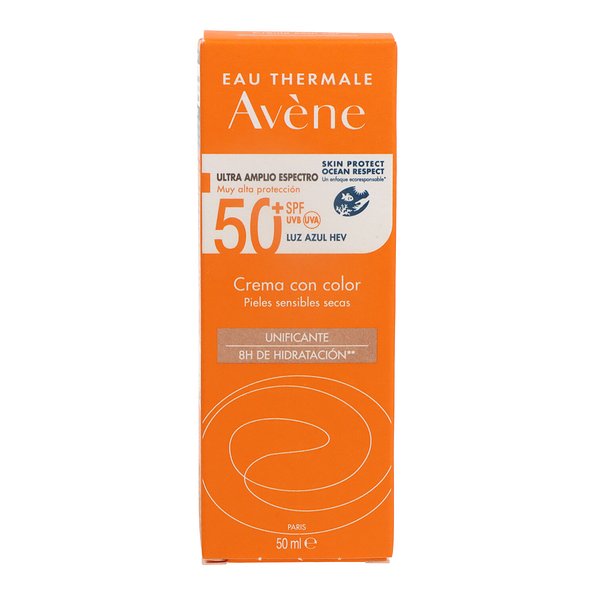 Avène Solar Crema con Color Spf50+ 50ml — 50ml — reference packaging