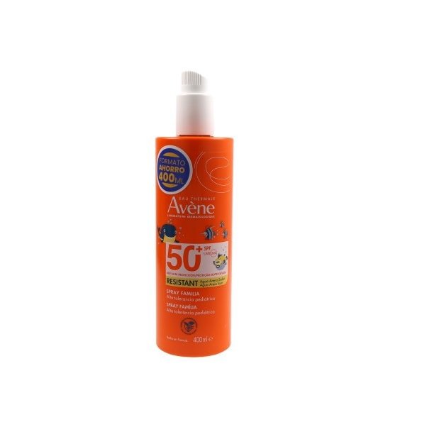 Avène Solar Spray Familia SPF 50+ Formato Ahorro 400 ml — 400 ml — reference packaging