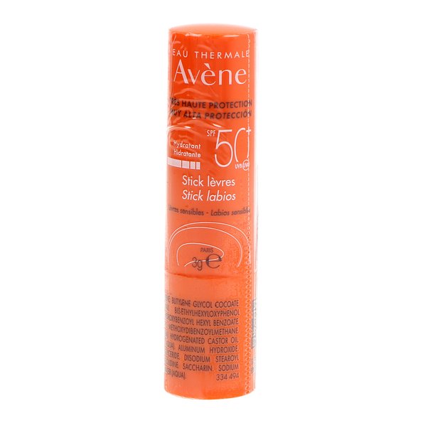 Avène Solar Stick Labial Labios Sensibles SPF 50+ 3g — 3g — reference packaging