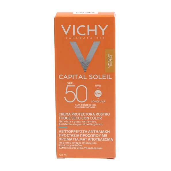 Vichy Capital Soleil Bb Cream Tacto Seco SPF 50 50 ml — 50 ml — reference packaging