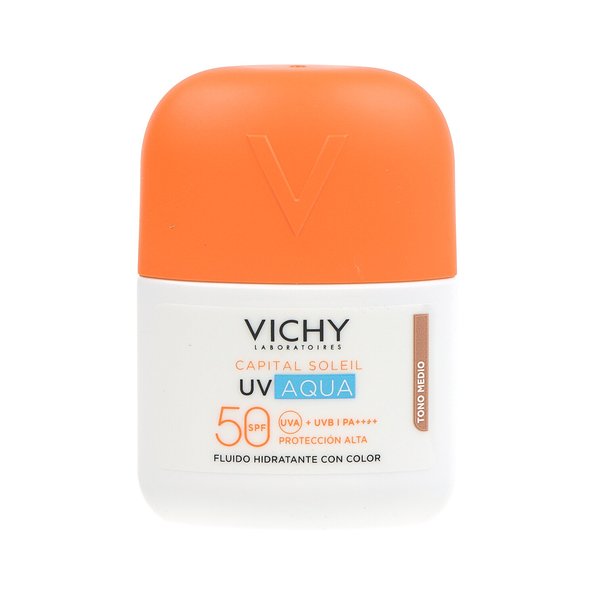 Vichy Capital Soleil Uv Aqua Fluido Hidratante SPF 50 1 Envase 50 ml Color Tono Medio — 50 ml — reference packaging