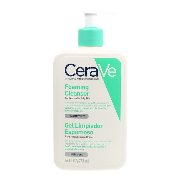 CeraVe Gel Limpiador Espumoso Piel Normal a Grasa 473ml — 473ml — reference packaging