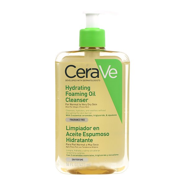 CeraVe Limpiador Aceite Espumoso Hidratante 473ml — 473ml — reference packaging