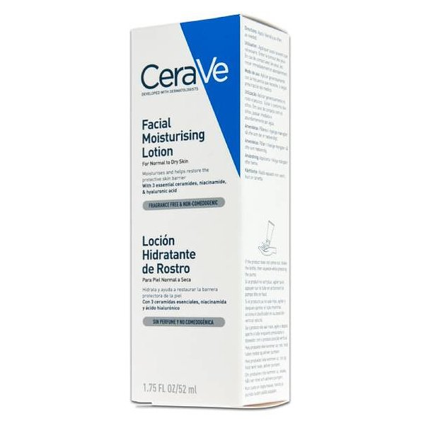 CeraVe Loción Hidratante Rostro 52 ml — 52 ml — reference packaging