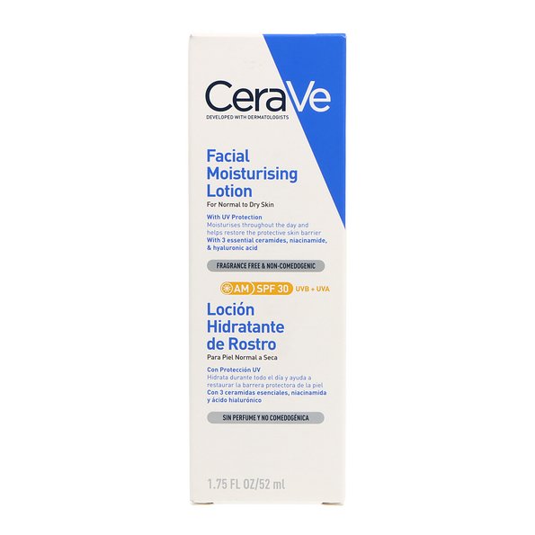 CeraVe Loción Hidratante Rostro Spf30 52 ml — 52 ml — reference packaging