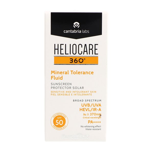 Heliocare 360º Mineral Tolerance Fluid Spf50 50ml — 50ml — reference packaging