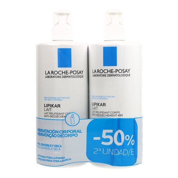 La Roche Posay Lipikar Leche 750ml + 750 ml Prom — 750ml + 750 ml — reference packaging