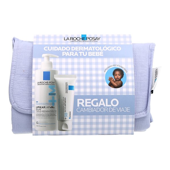Lipikar Baume Apm 400ml + Cicaplast Baume B5 40ml + Regalo Cambiador de Viaje — 400ml + 40ml — reference packaging