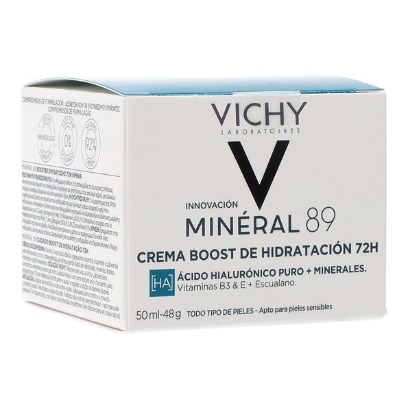 Vichy Minéral 89 Crema Hidratante 72h Fortalecedora Textura Ligera 50ml — 50ml — reference packaging