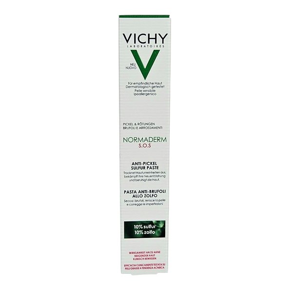 Vichy Normaderm S.O.S. Pasta Anti-granos 20 ml — 20 ml — reference packaging