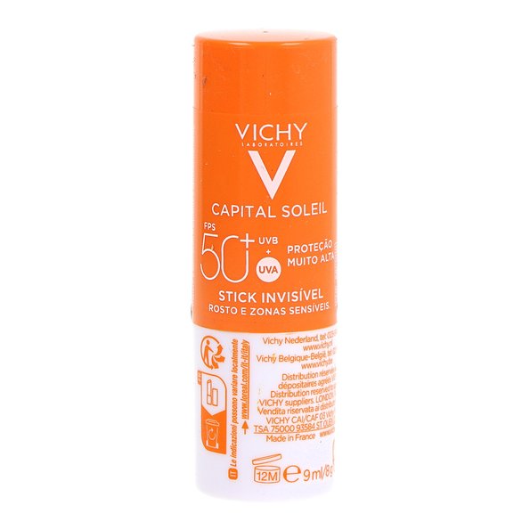 Vichy Capital Soleil Stick Zonas Sensibles Spf50+ 9g — 9g — reference packaging