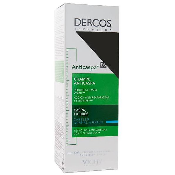 Vichy Dercos Technique Champú Anticaspa Cabello Normal a Graso 200 ml — 200 ml — reference packaging